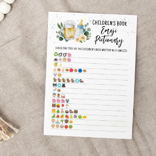 Baby Is Brewing Kinderboek Emoji Pictionary Kaart