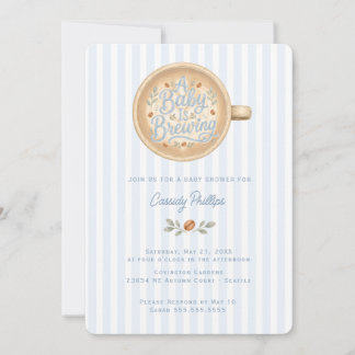 Baby is Brewing Koffie Baby Borrel Kaart