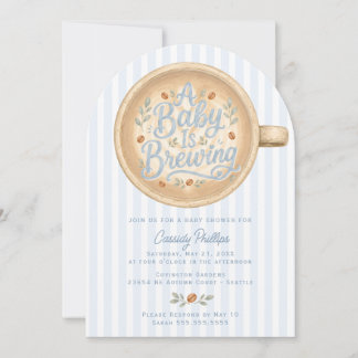 Baby is Brewing Koffie Baby Borrel Kaart