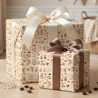 Baby Is Brewing Koffie Baby Shower Cadeaupapier