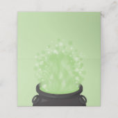 Baby is Brewing Witch Shower Halloween Cauldron (Buitenkant ongevouwen)