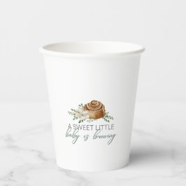 Baby is Brouwen - Gebak & Booties - Groen Papieren Bekers