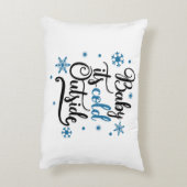 baby is buiten koud decoratief kussen (Achterkant (Verticaal))