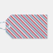 Baby is een jongensdouche aangepaste waslijn cadeaulabel (Achterkant Horizontaal)