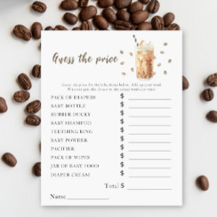 Baby is het koffie aan het zetten - Prijs raadspel