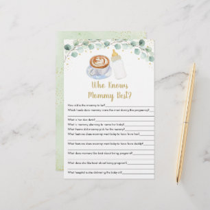 Baby is koffie die mama het beste spel kent