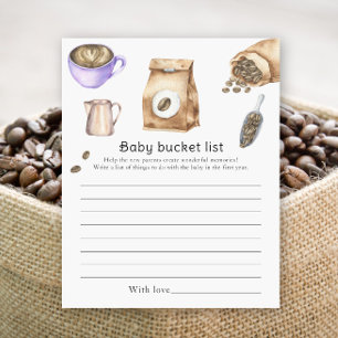 Baby is koffiezetten - Baby bucketlist