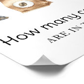 Baby is koffiezetten Hoeveel snoepjes Poster (Hoek)