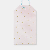 Baby is roze Baby shower Cadeaulabel (Achterkant)