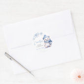 Baby It’s Cold Outside Polar Bear Ronde Sticker (Envelop)