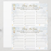 Baby-itemspel - Warm luchtballonontwerp (Voorkant / Achterkant)