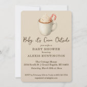 Baby, it's Cocoa Outside Baby Shower Invitation (Devant)