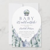 Baby It's Cold Outside Baby shower Invitation (Devant)