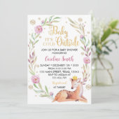 Baby It's Cold Outside Baby shower Invitation (Debout devant)
