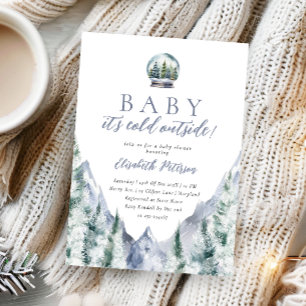 Baby It's Cold Outside Baby shower Invitation