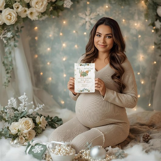 Baby It's Cold Outside Baby shower Invitation