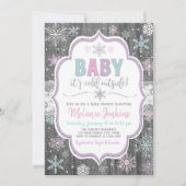 Baby It's Cold Outside Baby shower Invitation (Devant)
