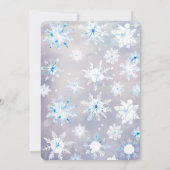 Baby It's Cold Outside Baby Shower Kaart (Achterkant)