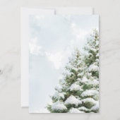 Baby It's Cold Outside Blue Baby Shower Invitation (Dos)