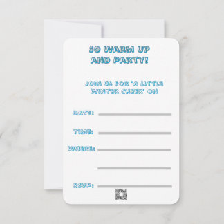 Baby It's Cold Outside! Feestbenodigdheden Kaart