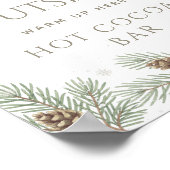 Baby It's Cold Outside Hot Cocoa Bar Poster (Hoek)