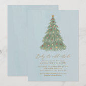 Baby It's Cold Outside Kerstboom Baby Shower Kaart (Voorkant / Achterkant)