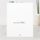 Baby It's Cold Outside Kerstkaart (SF 8.5x11) Kaart (Achterkant)