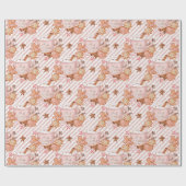 Baby It's Cold Outside Met Strepen Cadeaupapier (Vlak)