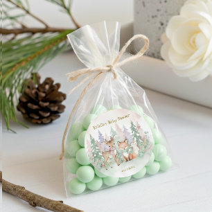 Baby It's Cold Outside moderne winterwoud  Ronde Sticker