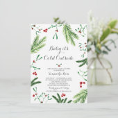 Baby It's Cold Outside Shower Invitation (Debout devant)