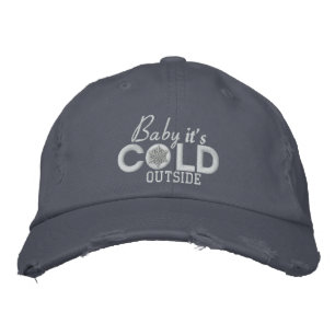 Baby It's Cold Outside Snow Embroidery Pet