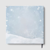 Baby, It's Cold Outside Teddy Bear Winter Keepsake Gastenboek (Achterkant)