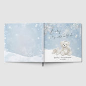 Baby, It's Cold Outside Teddy Bear Winter Keepsake Gastenboek (Volledig)