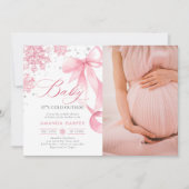 Baby It's Cold Outside Winter Baby Shower Photo Kaart (Voorkant)