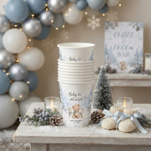 Baby It's Cold Outside Winter Forest babyfeestje