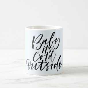 Baby It's Cold Outside winter koffiemok