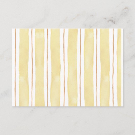 Baby It's Warm Outside Beach Baby Diaper Raffle Informatiekaartje (Achterkant)