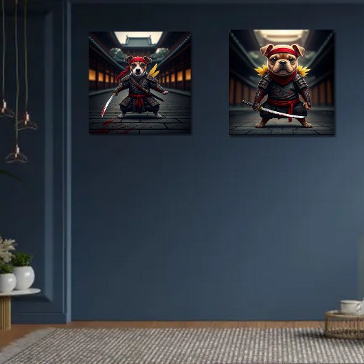 Baby Jack Russell et Carlin Ninjas Imprimé Set de