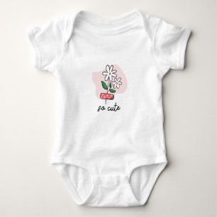 Baby jersey body romper