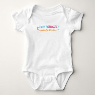 Baby Jersey Bodypakje "HomeGrown"/ROZE Romper