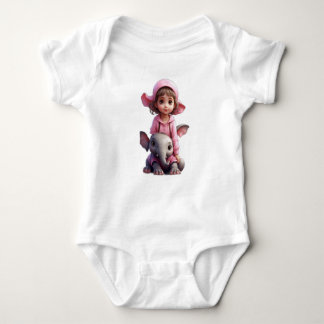 Baby jersey bodysuit