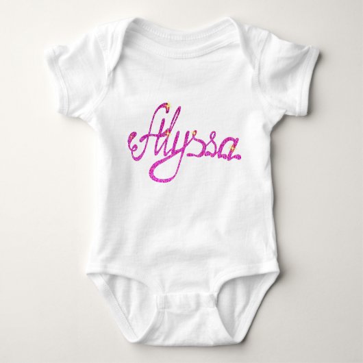 Baby Jersey Bodysuit Alyssa (Voorkant)