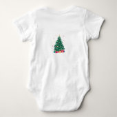 Baby Jersey Bodysuit - Christmas Design Bodysuit (Achterkant)