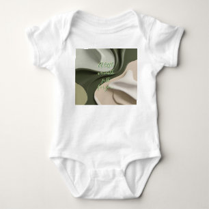 Baby jersey bodysuit in stijlvolle graphics