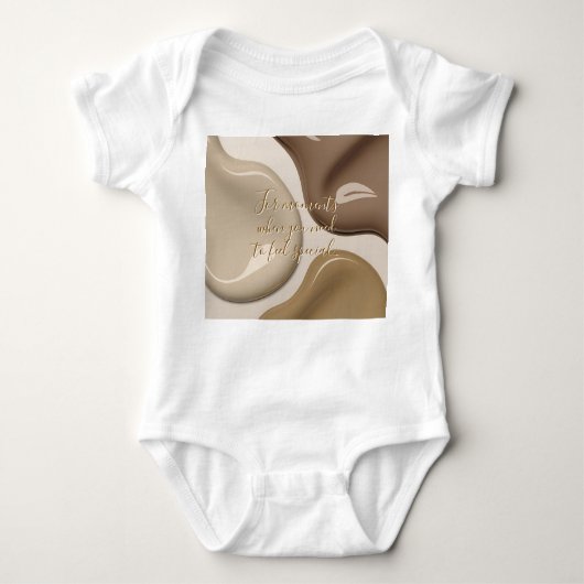 Baby jersey bodysuit in stijlvolle graphics (Voorkant)
