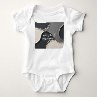 Baby jersey bodysuit in stijlvolle graphics