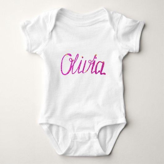 Baby Jersey Bodysuit Olivia (Voorkant)