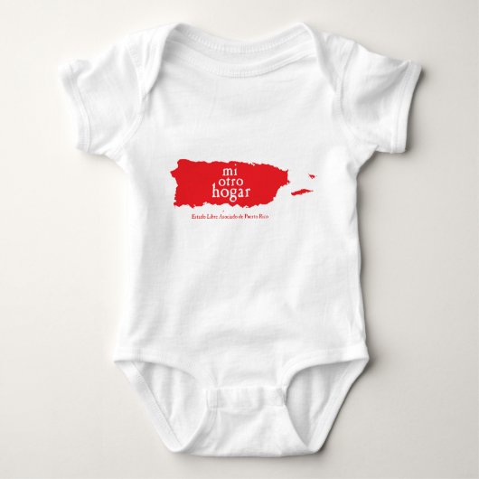 Baby Jersey Bodysuit PUERTO RICO (Voorkant)