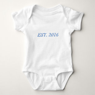 Baby Jersey Bodysuit, White Builed 2017 Romper