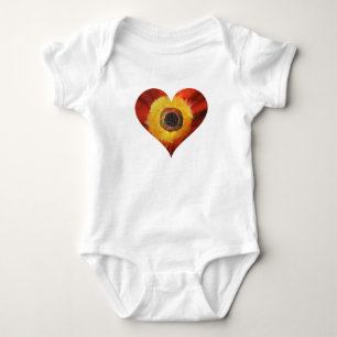 Baby Jersey Bodysuit, White Romper